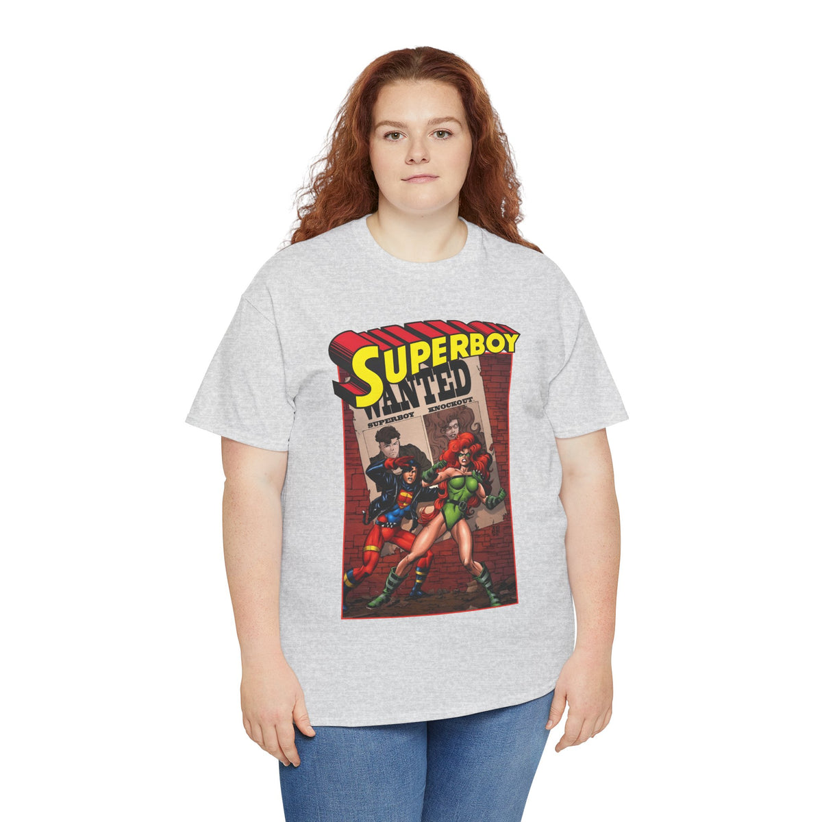 Superboy T-Shirt - Tom Grummett Art - Knockout - DC Comics