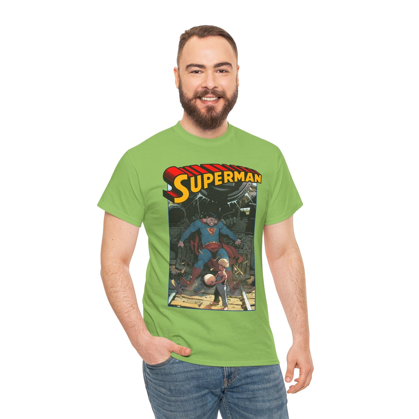 Superman T-Shirt - Patrick Gleason Art - Action Comics #1000 Story - Man of Steel - DC Comics