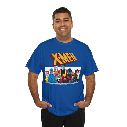 X-Men T-Shirt - Arthur Adams Art - Cyclops, Nightcrawler, Storm, Wolverine, Shadowcat, Phoenix (Rachel Summers), Colossus, Rogue - Marvel Comics