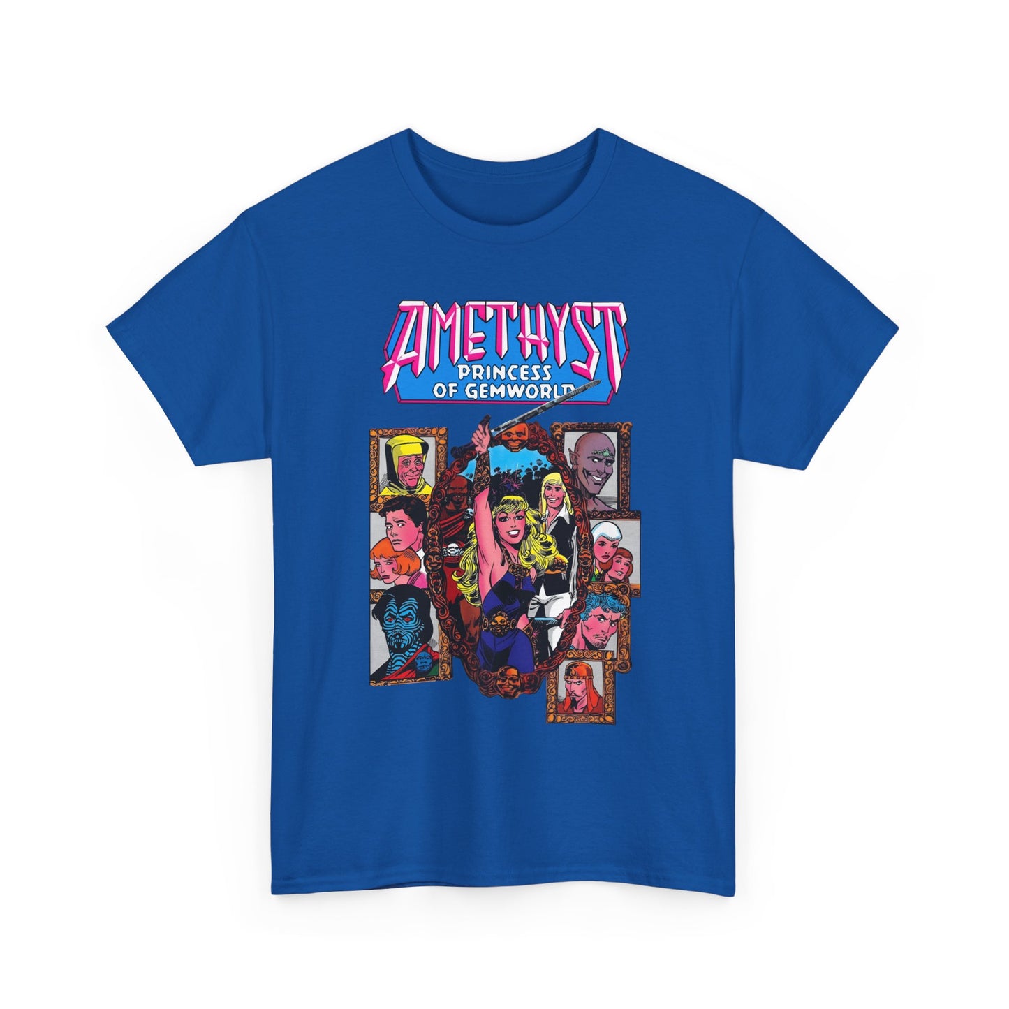 Amethyst Princess of Gemworld T-Shirt - Ernie Colon Art - Sardonyx, Dark Opal, Granch, Citrina - DC Comics