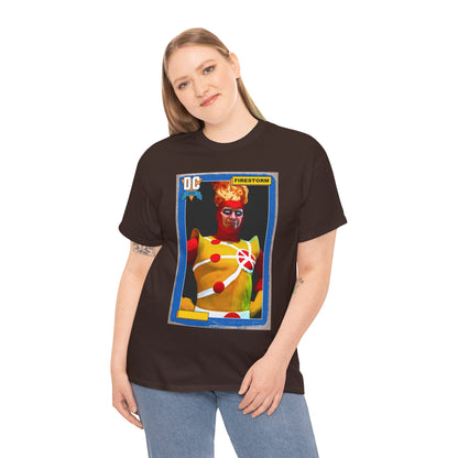 Firestorm T-Shirt - Mark Spears Art - DC Universe Trading Card Homage - Ronnie Raymond - DC Comics