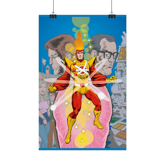 Fury of Firestorm Rolled Poster - Pat Broderick Art - DC Comics - Multiple Sizes Up to 24"x36"
