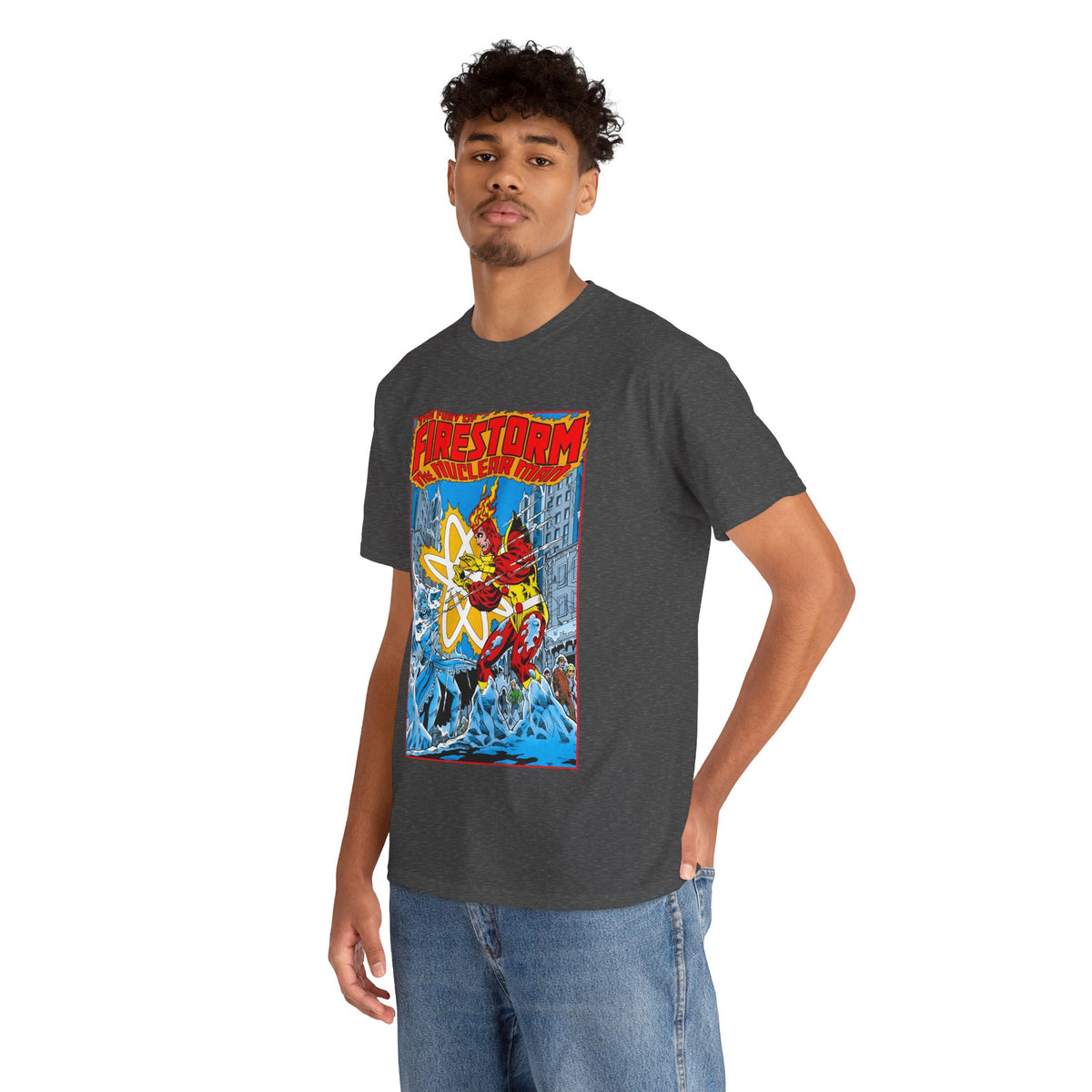 Fury of Firestorm T-Shirt - Pat Broderick Art - Vs Killer Frost - #3 Cover Art - DC Comics