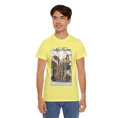 DC: The New Frontier T-Shirt - Darwyn Cooke Art - Superman, Wonder Woman, Flash, Batman - DC Comics