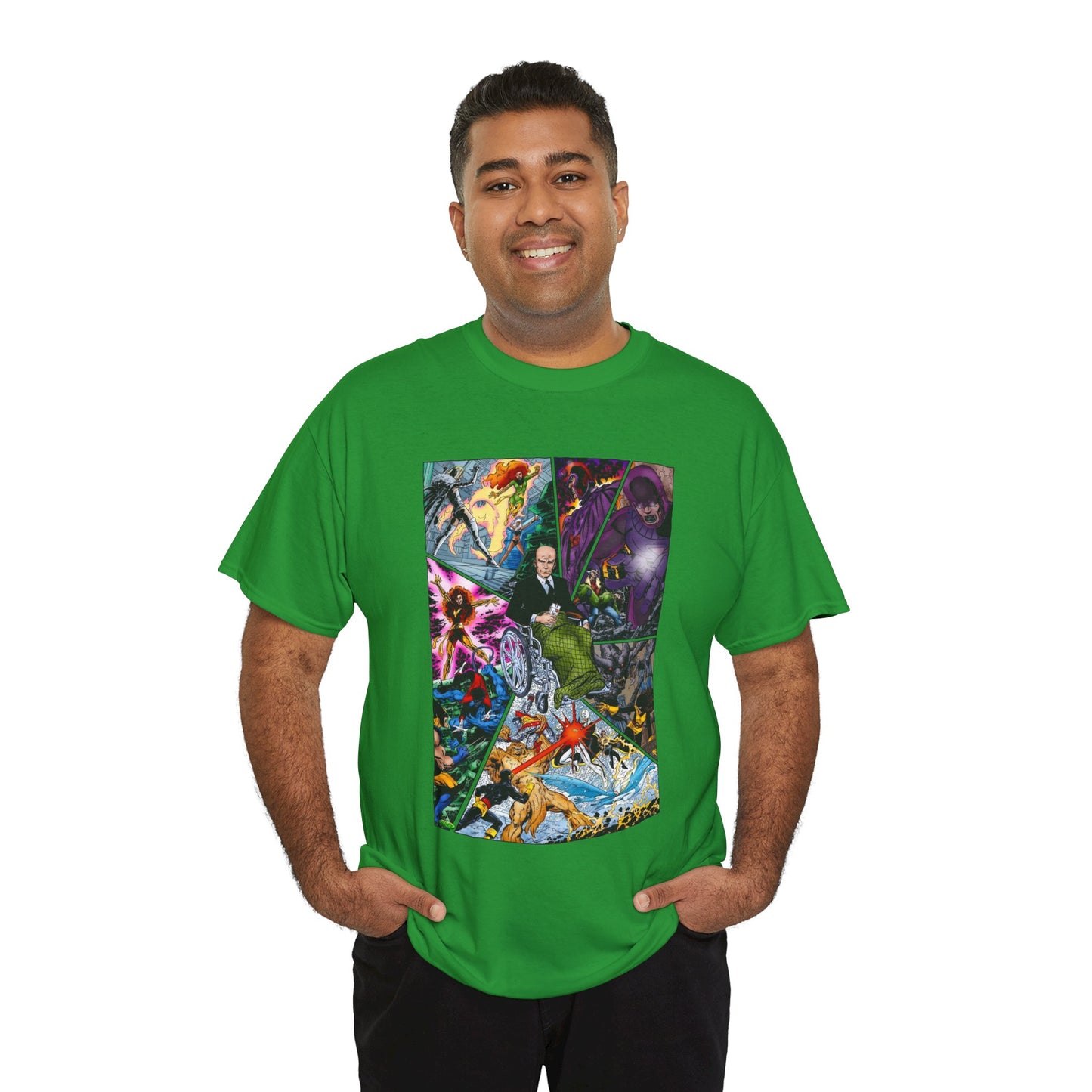 Professor X T-Shirt - John Byrne Art - Charles Xavier, X-Men Founder - Dark Phoenix, Cyclops, Sentinels - Marvel Comics