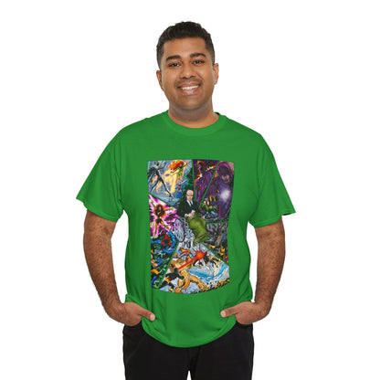 Professor X T-Shirt - John Byrne Art - Charles Xavier, X-Men Founder - Dark Phoenix, Cyclops, Sentinels - Marvel Comics