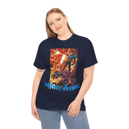 Nightwing & Spoiler T-Shirt - Jonboy Meyers Art - Gotham City & Bludhaven - DC Comics
