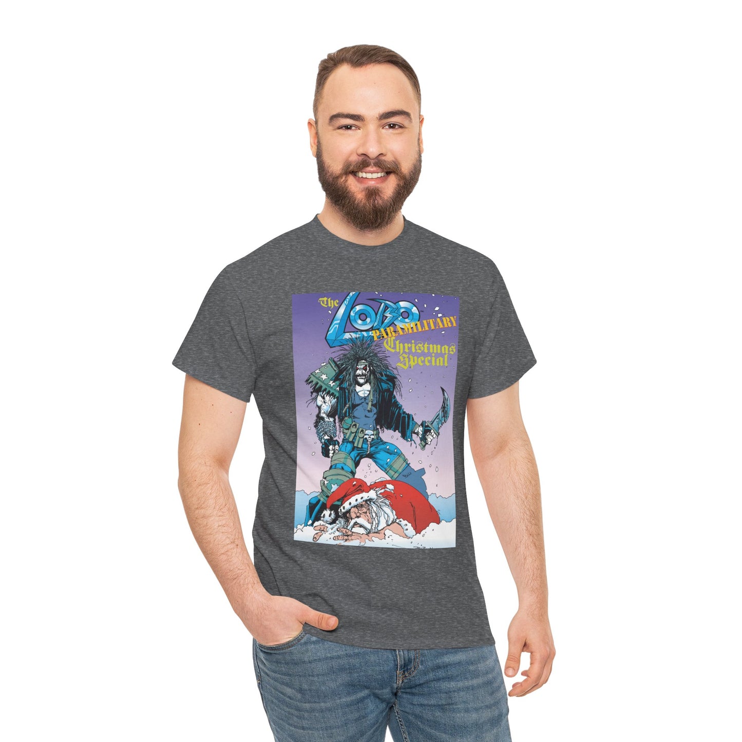 Lobo Paramilitary Christmas Special T-Shirt - Simon Bisley Art - DC Comics