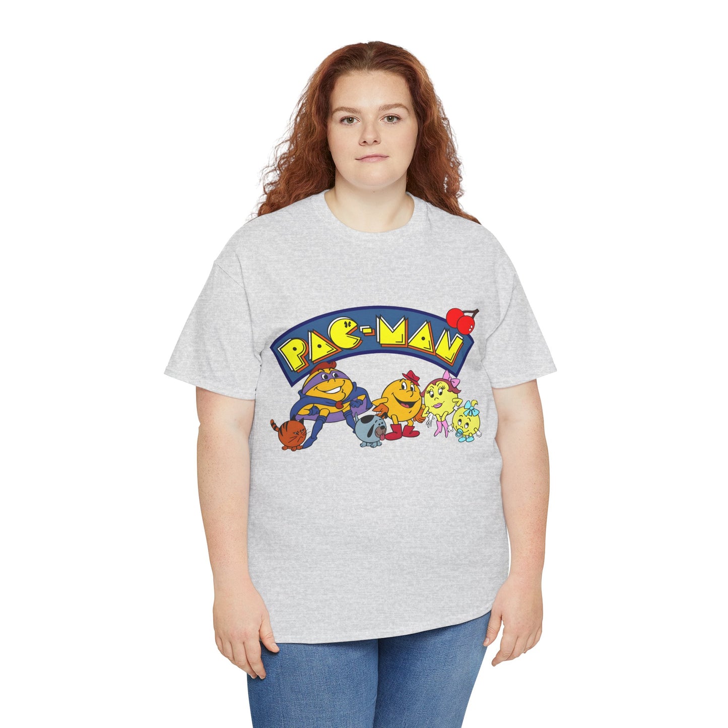 Pac-Man T-Shirt - Ms Pac-Man, Baby Pac - Hanna-Barbera Saturday Morning Cartoon - Popular 1980s TV Animation