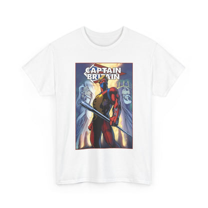 Captain Britain T-Shirt - Alan Davis Art - Excalibur Member - Marvel Comics