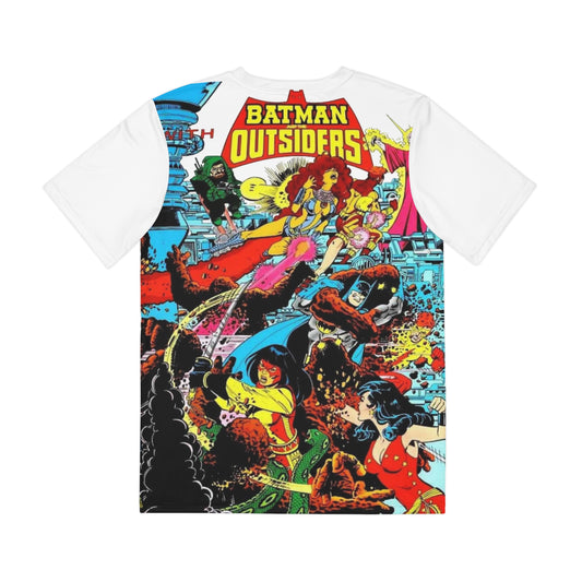 New Teen Titans/Batman & the Outsiders All Over Print Tee (Polyester) - George Perez & Jim Aparo Art - DC Comics