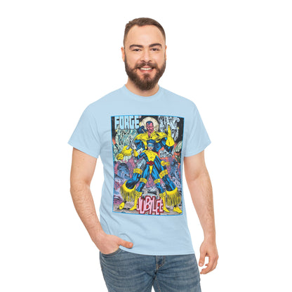 Forge & Jubille T-Shirt - Liam Sharp Art - X-Men Mutants - Marvel Comics