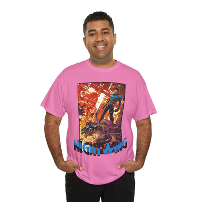 Nightwing & Spoiler T-Shirt - Jonboy Meyers Art - Gotham City & Bludhaven - DC Comics