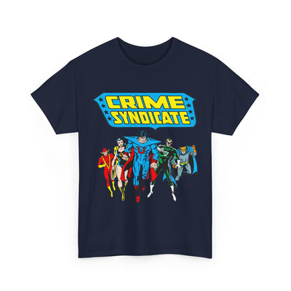 Crime Syndicate T-Shirt - Ultraman, Owlman, Superwoman, Power Ring, Johnny Quick - Earth 3 Justice League Villains - DC Comics