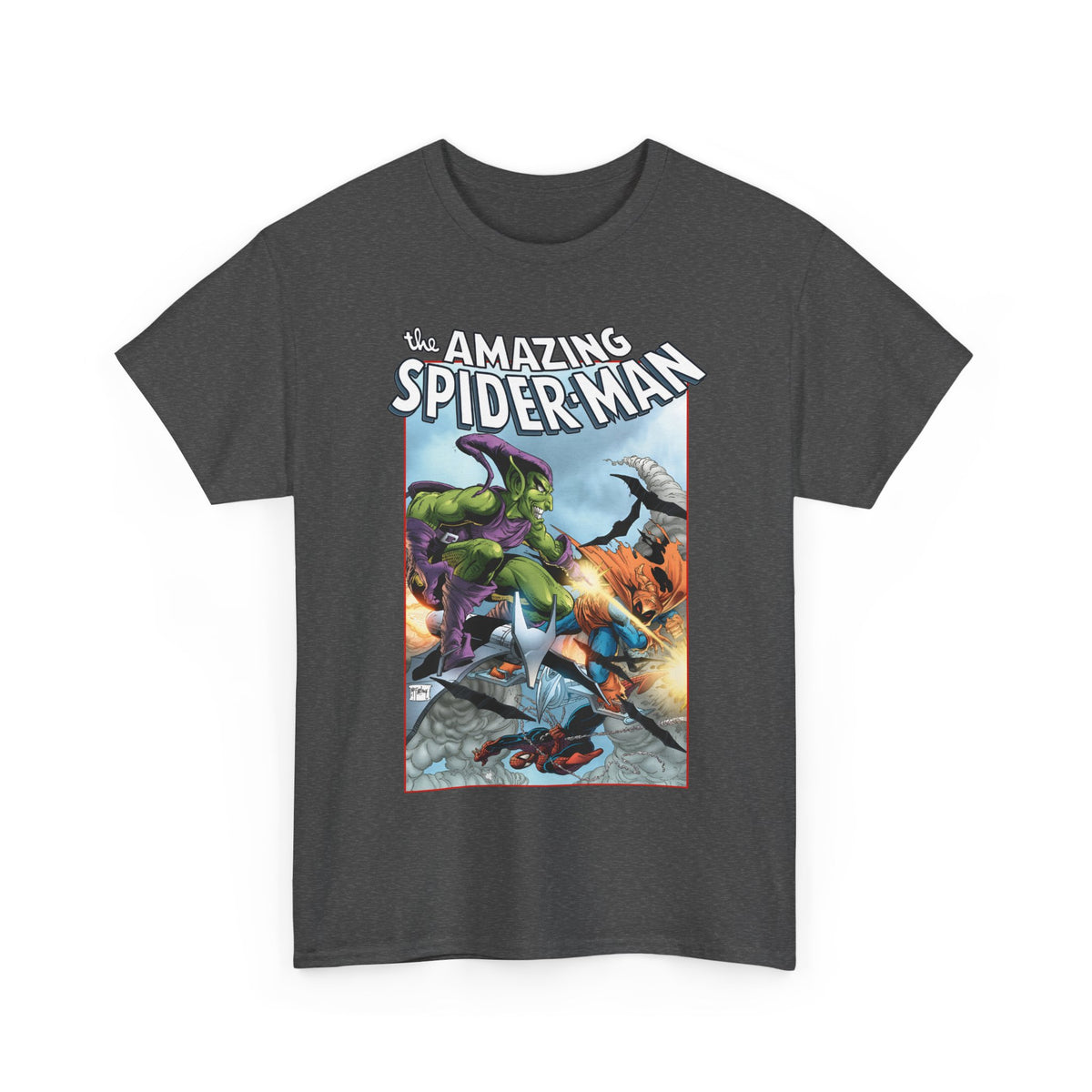 Amazing Spider-Man T-Shirt - Todd McFarlane Art - Green Goblin Vs Hobgoblin - Marvel Comics