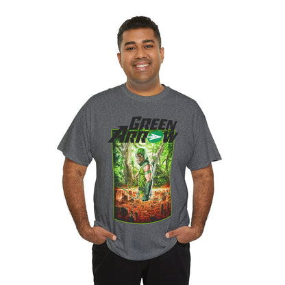 Green Arrow T-Shirt - Mauro Cascioli Art - Brightest Night Cover - Emerald Archer - DC Comics