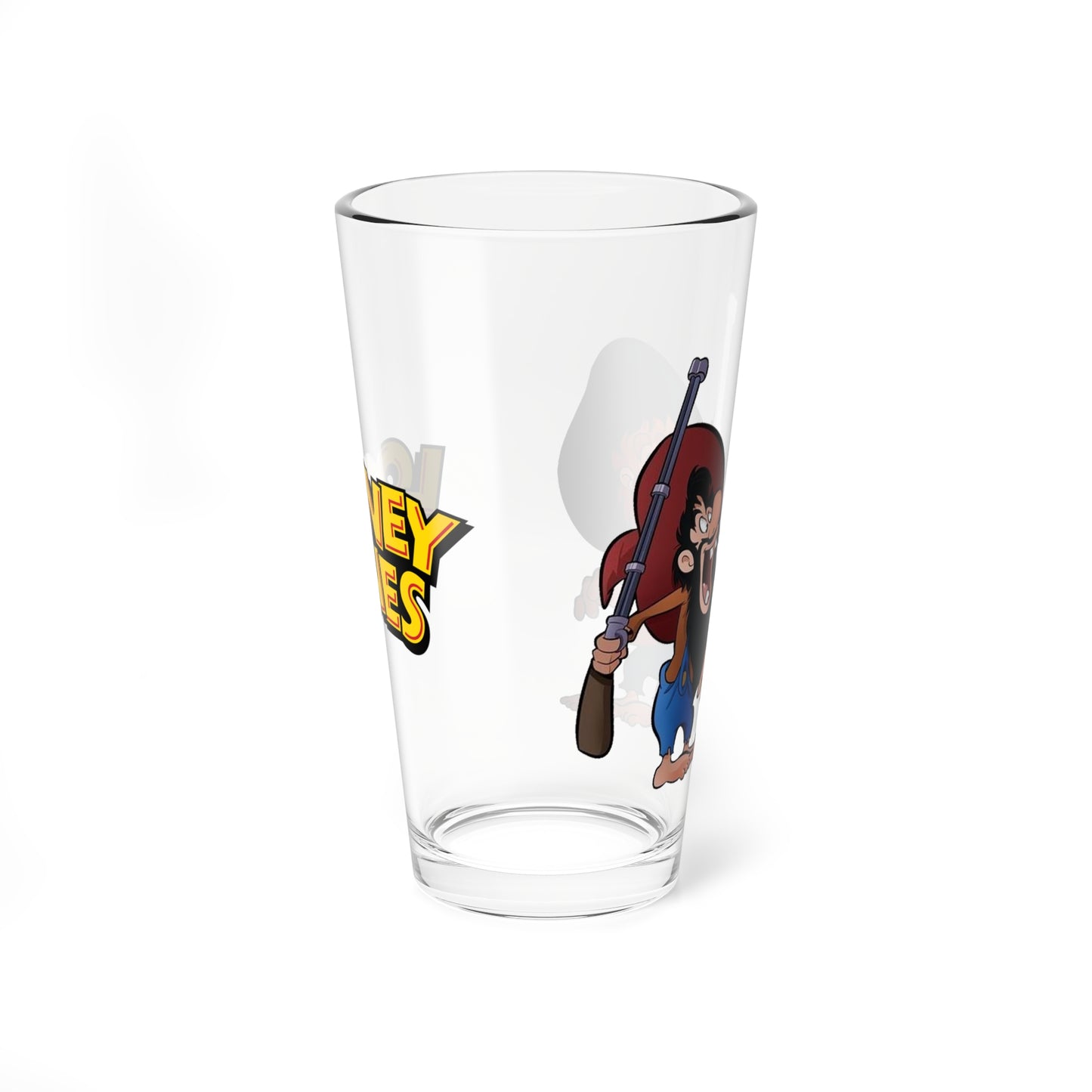 The Martin Brothers Pint Glass, 16oz - Looney Tunes Cartoon - Hillbilly Hare - Bugs Bunny Foes