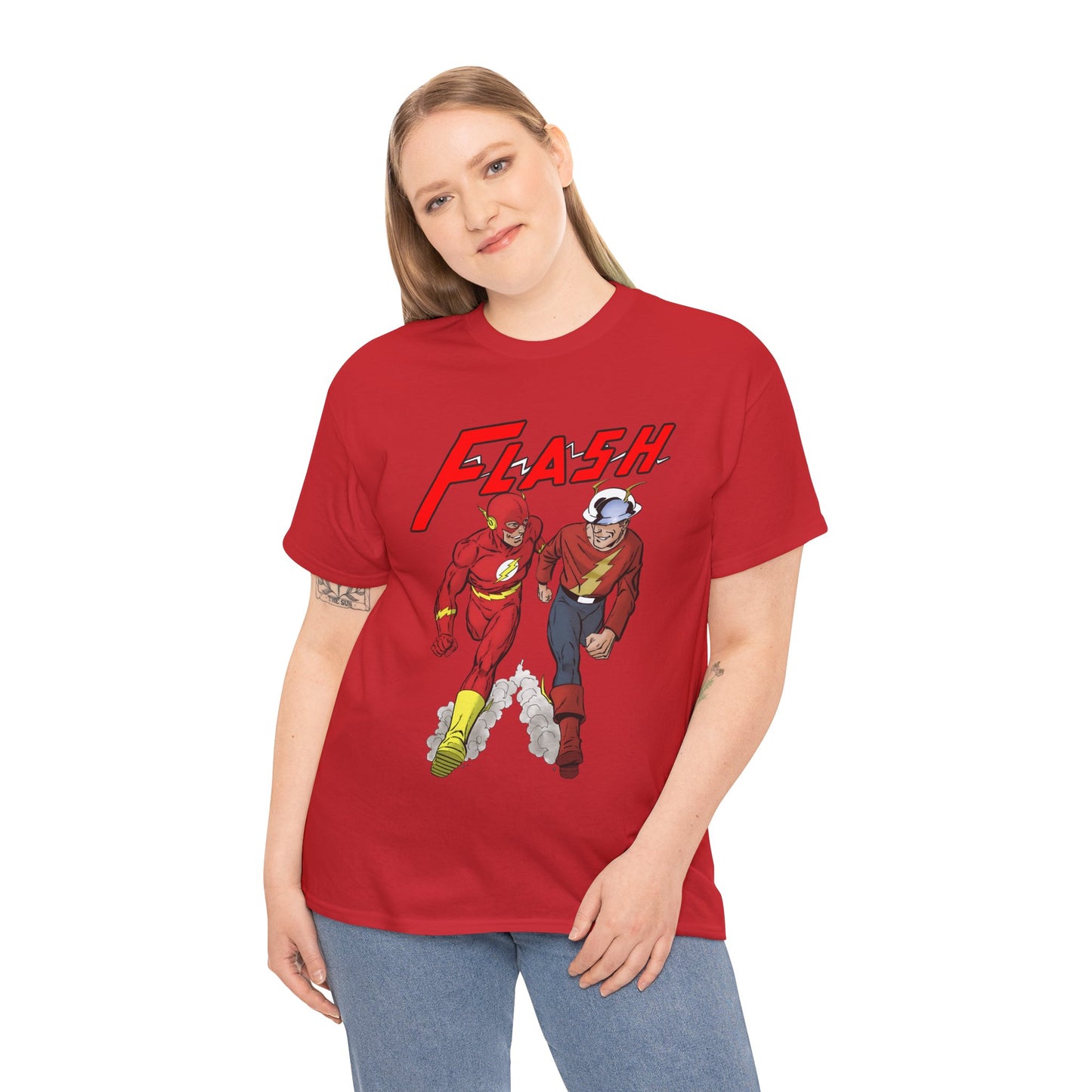 Flash T-Shirt - John Byrne - Barry Allen, Jay Garrick - Golden Age, Silver Age - DC Comics