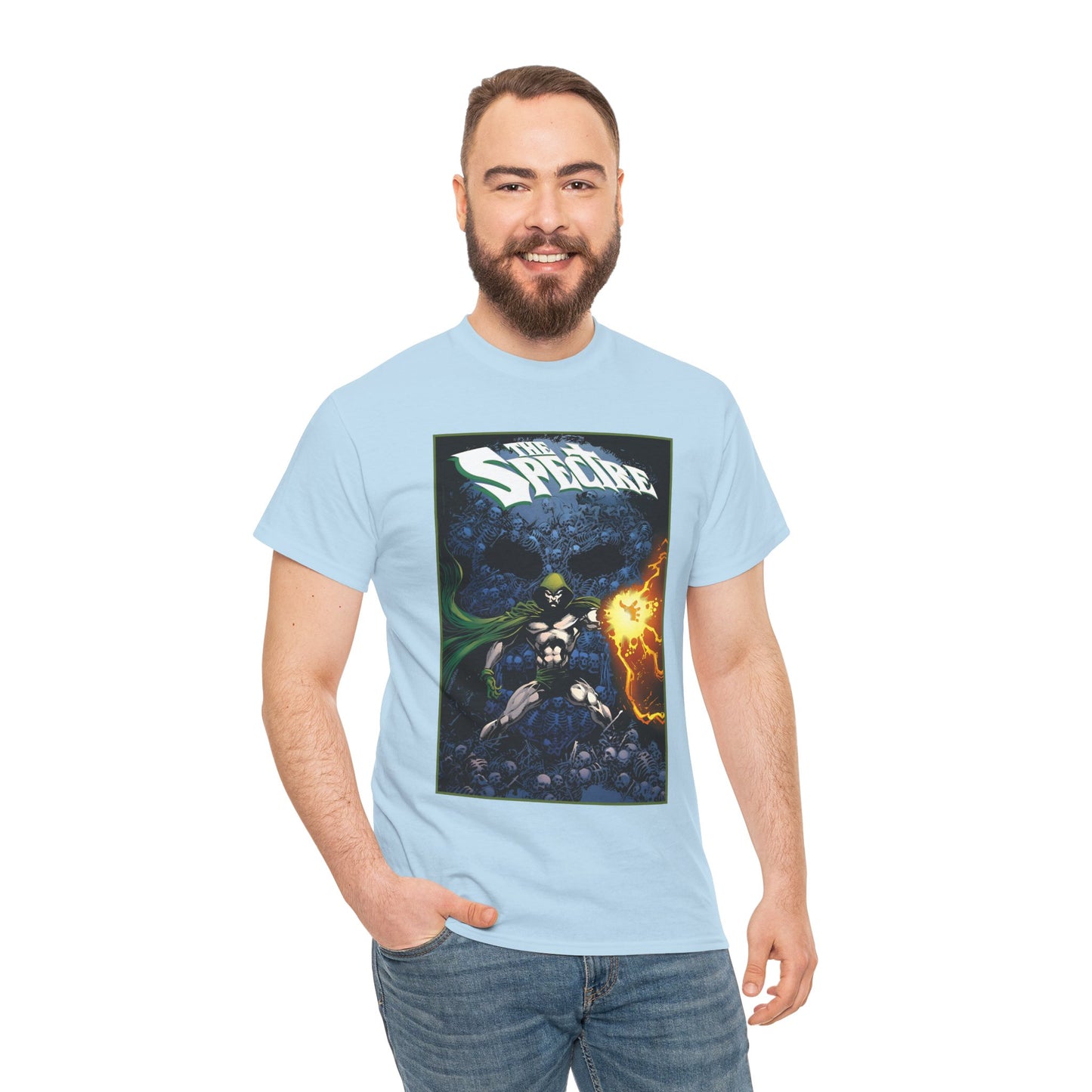 Spectre T-Shirt - Tom Mandrake Art - Jim Corrigan - 1980s Series - DC Comics