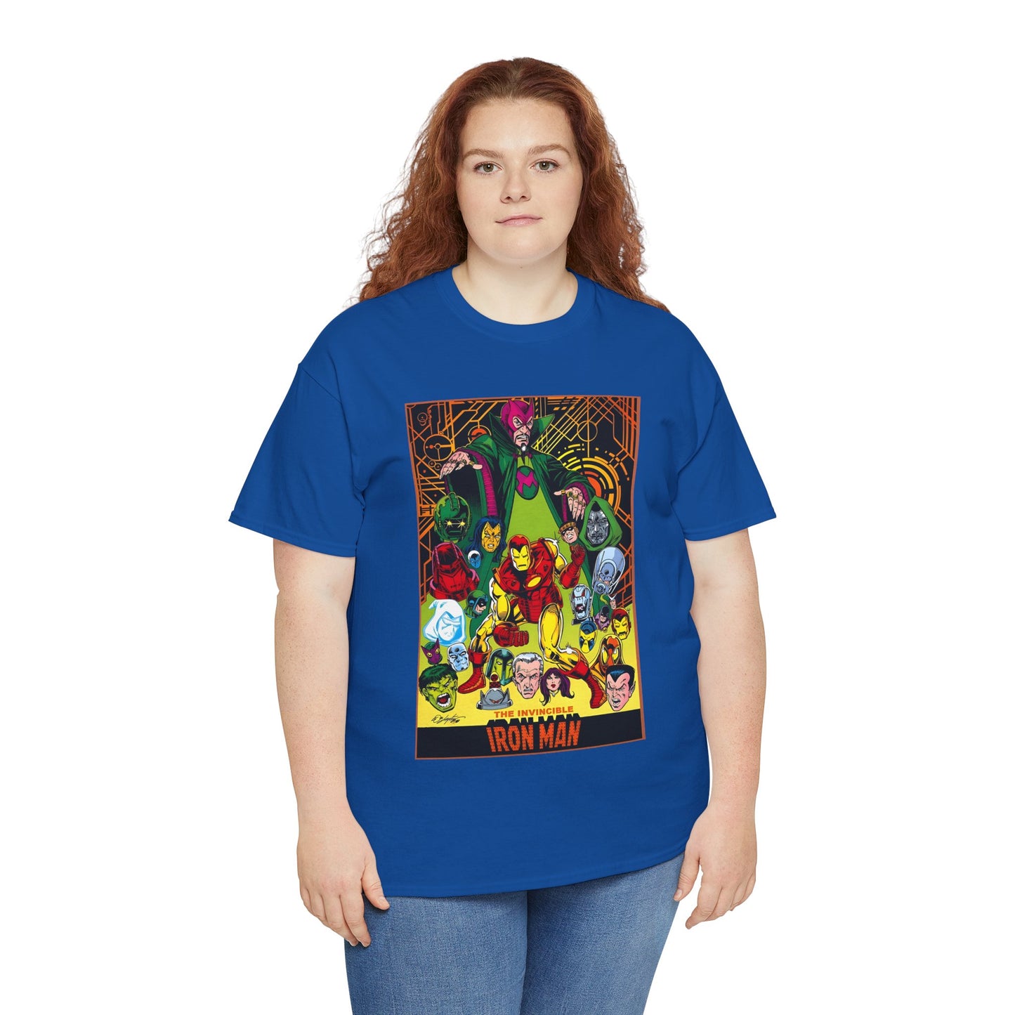 Iron Man T-Shirt - Bob Layton Art - Tony Stark - Ultron, Doctor Doom, The Mandarin, The Beetle - Marvel Comics