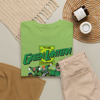 Green Lantern Corps T-Shirt - Joe Staton Art - Hal Jordan, John Stewart, Arisia, Kilowog, Katma Tui - DC Comics
