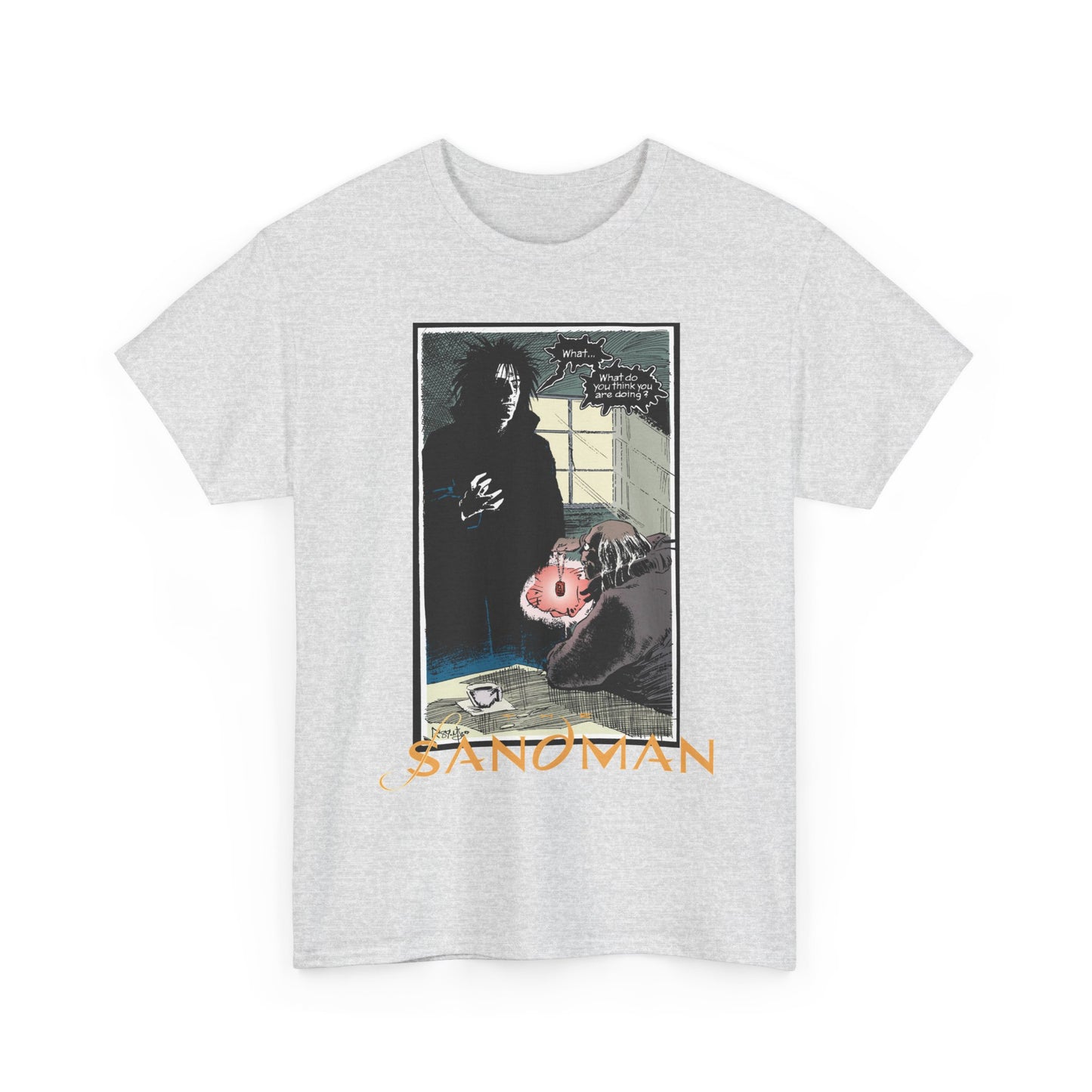 Sandman T-Shirt - Mike Dringenberg & Malcolm Jones III Art - What Do You Think You're Doing? - DC/Vertigo Comics