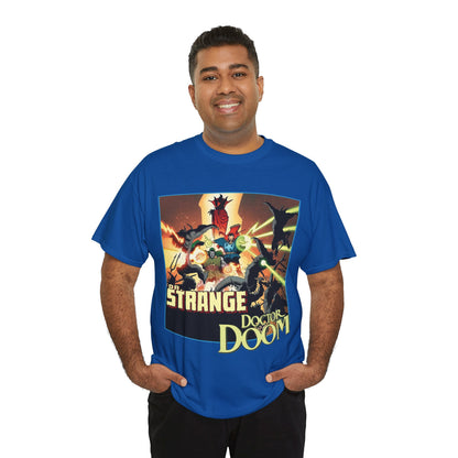 Dr Strange & Doctor Doom T-Shirt - Mike Mignola Art - Triumph & Torment - 1980s Graphic Novel Fighting Mephisto - Marvel Comics