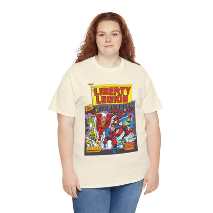 Liberty Legion T-Shirt - Marvel Premiere #29 - Bucky, Miss America, Whizzer, Patriot, Red Raven - Marvel Comics