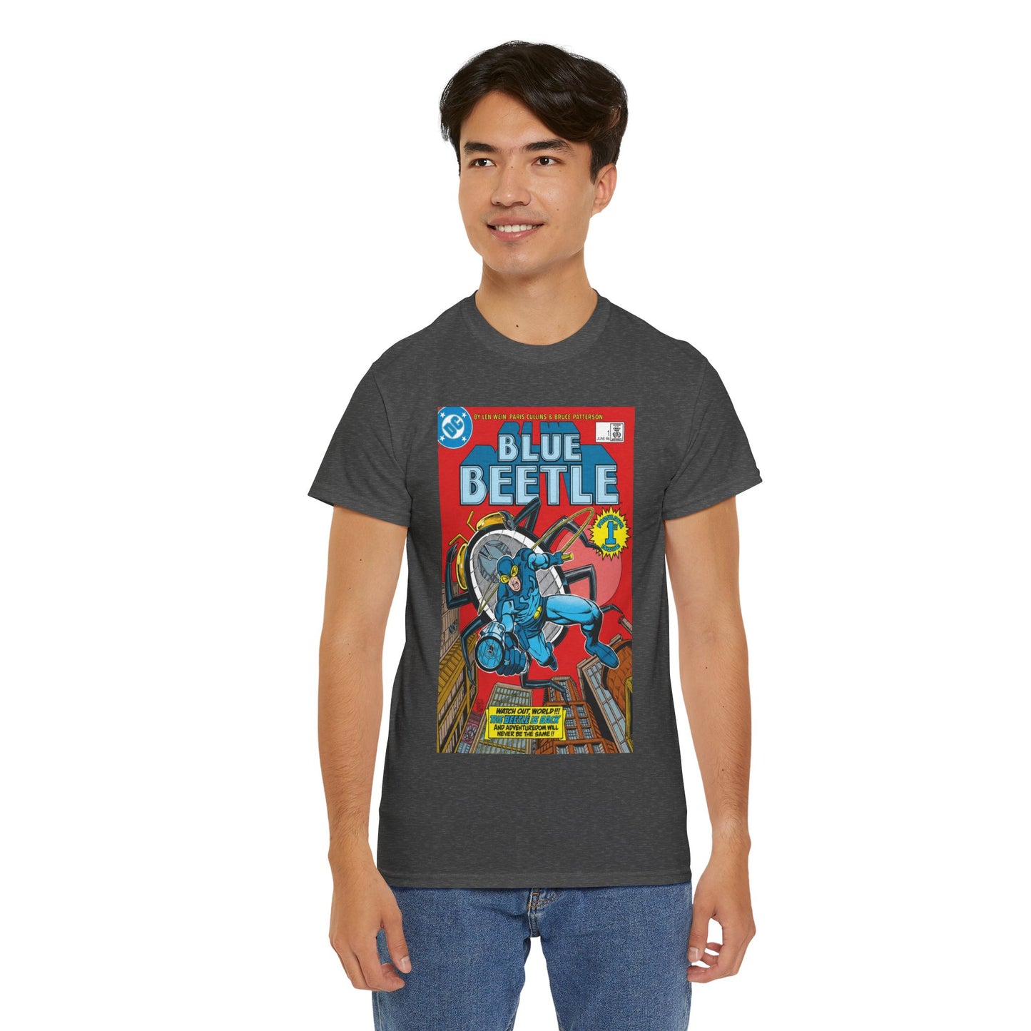 Blue Beetle #1 T-Shirt - Paris Cullins Art - Ted Kord - DC Comics
