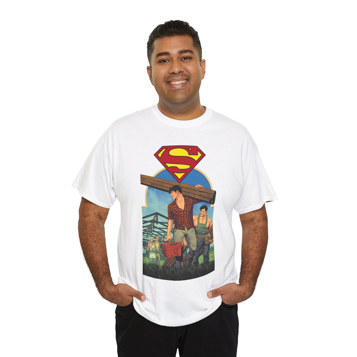 Superman: Son of Kal-El T-Shirt - Travis Moore Art - #17 Variant Cover - Clark and Jon Kent - Super Thirst Trap - DC Comics