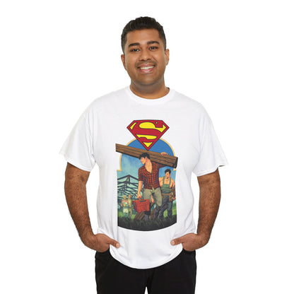 Superman: Son of Kal-El T-Shirt - Travis Moore Art - #17 Variant Cover - Clark and Jon Kent - Super Thirst Trap - DC Comics