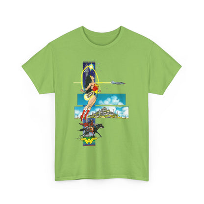 Wonder Woman T-Shirt - George Perez Art - From History of the DC Universe Series - Themyscira - DC Comics