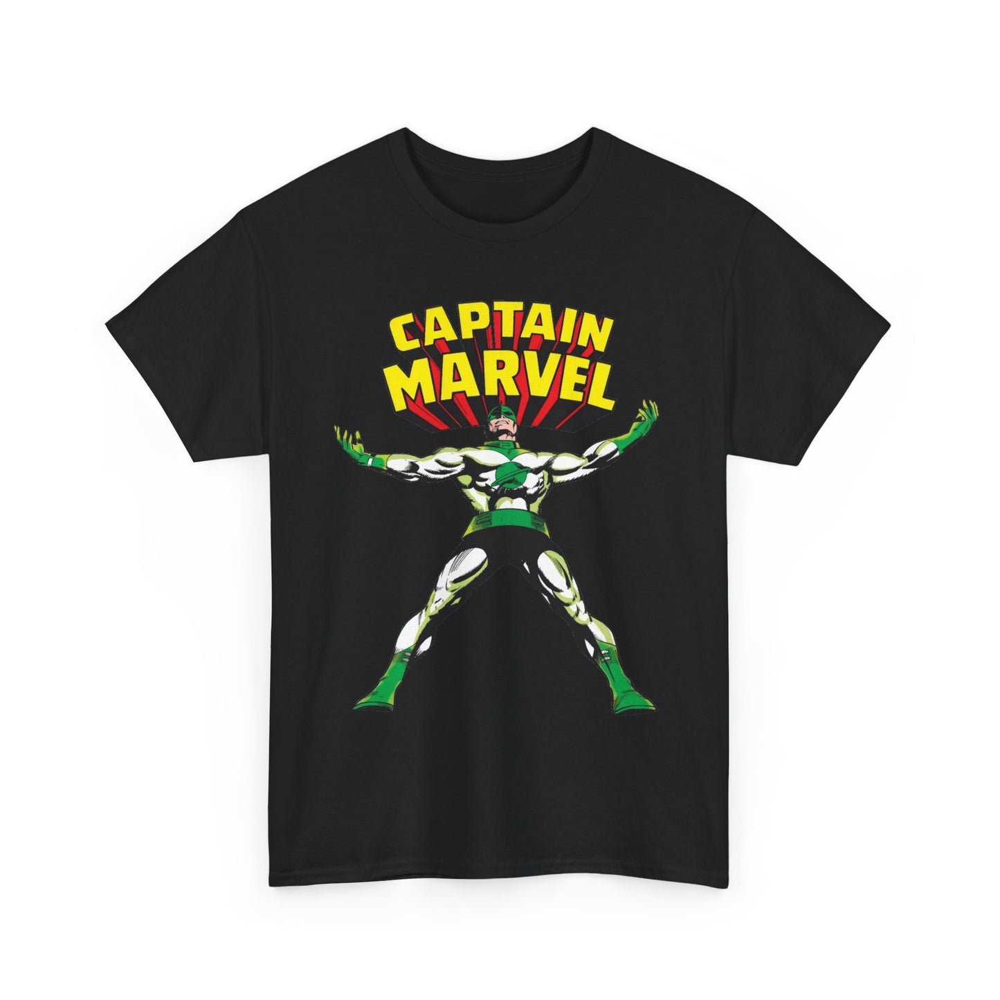Captain Marvel T-Shirt - Gene Colan Art - #1 Cover Art, 1968 - Marvel Comics