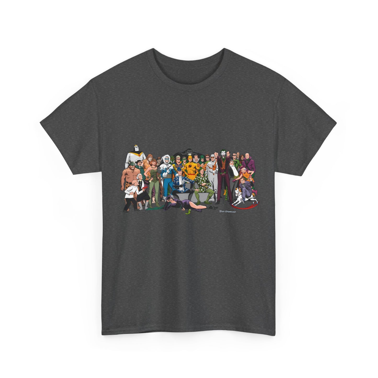 Secret Origins of Super-Villains T-Shirt - Dick Giordano Art - DC Comics - Joker, Mirror Master, Captain Cold, Lex Luthor, Scarecrow, Poison Ivy, Grodd
