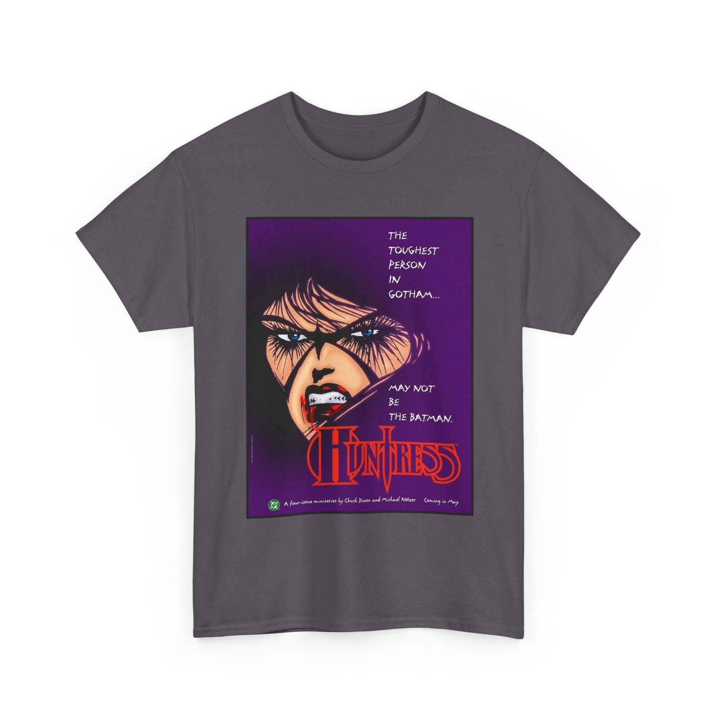 Huntress T-Shirt - 1994 Promotional Poster Art - DC Comics