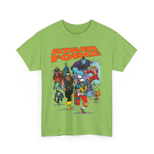 Atari Force T-Shirt - Marshall Rogers & John Byrne Art - Martin Champion, Christopher "Tempest" Champion, "Dart" Bia O'Rourke-Singh, Hukka, Morphea, Babe, Pakrat, Blackjak, Taz - DC Comics