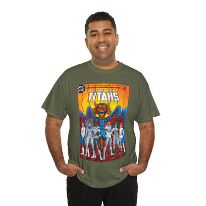 New Teen Titans #4 T-Shirt - George Perez Art - Trigon the Terrible - DC Comics