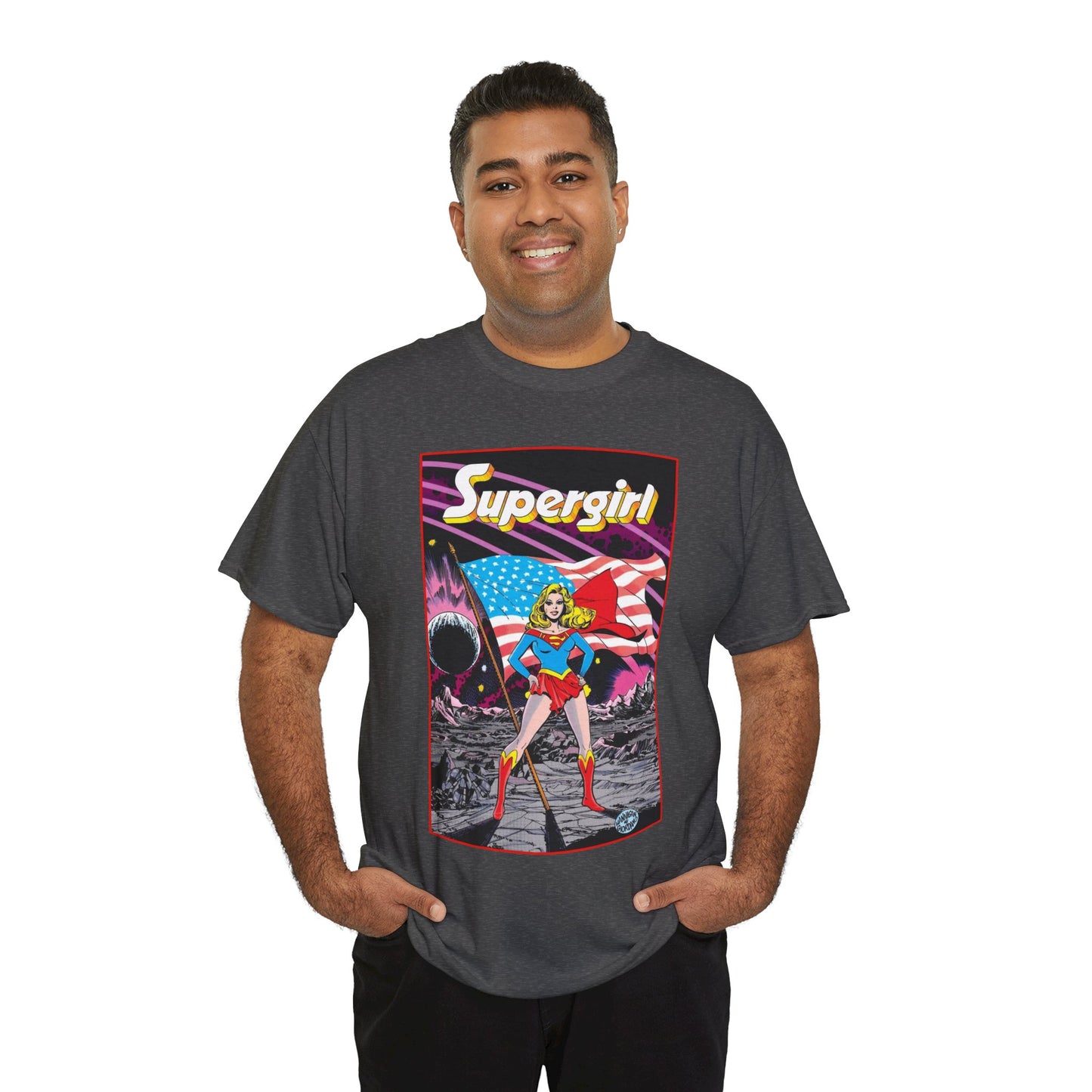 Supergirl T-Shirt - 1980s Art - 2026 Movie with Milly Alcock - DC Comics
