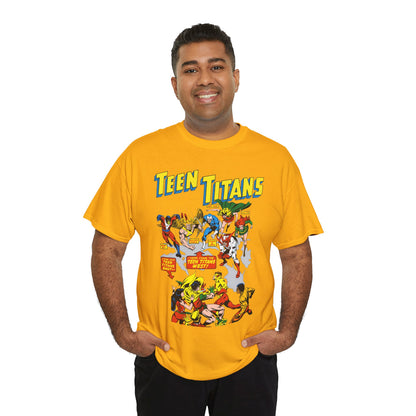 Teen Titans T-Shirt - Rick Buckler Art - Titans West, Lilith, Hawk & Dove, Beast Boy, Golden Eagle - DC Comics
