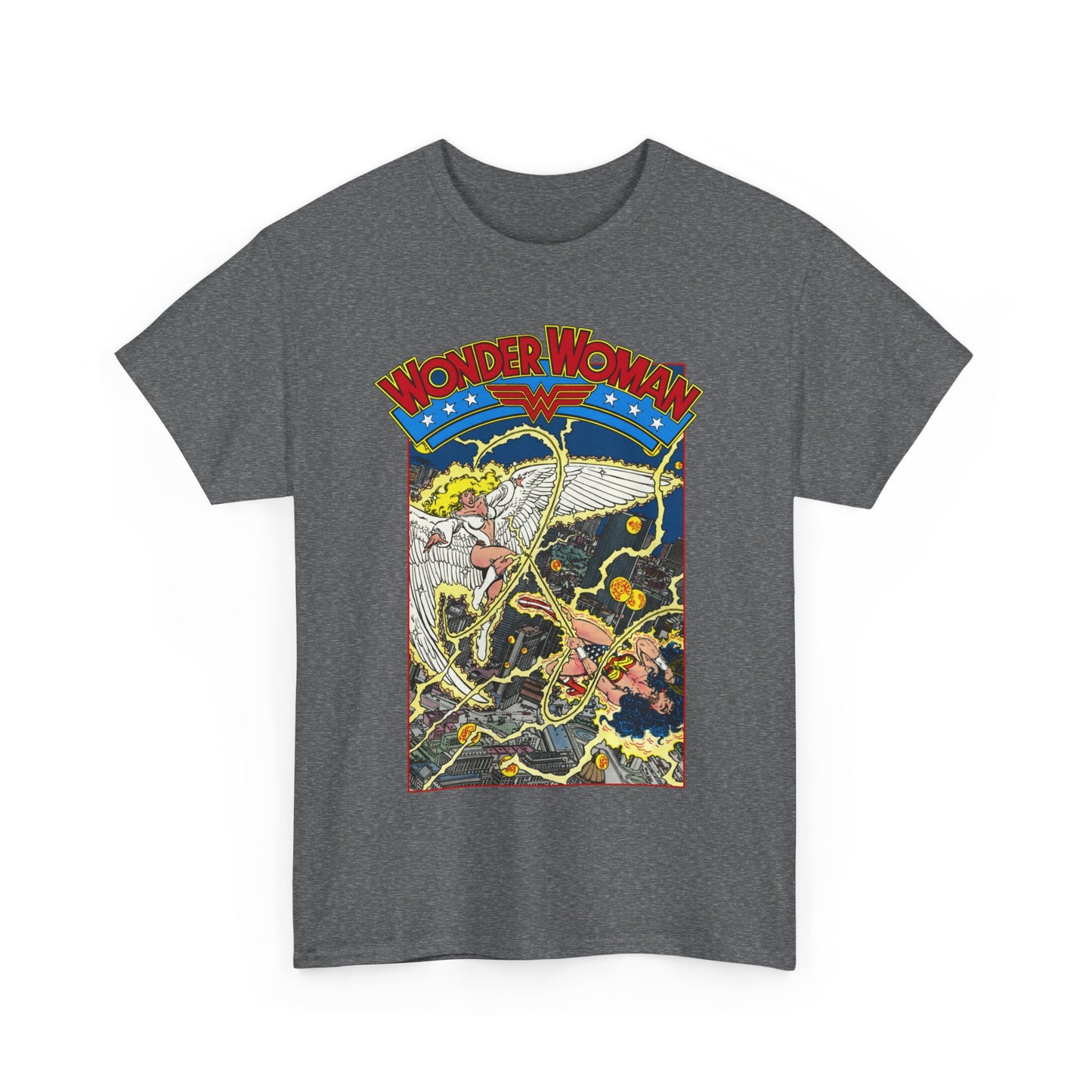 Wonder Woman T-Shirt - George Perez Art - Vs Silver Swan - DC Comics