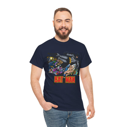 Batman T-Shirt - John Byrne Art - Joker, Catwoman, Ra's al Ghul, Talia - DC Comics - The Batcave