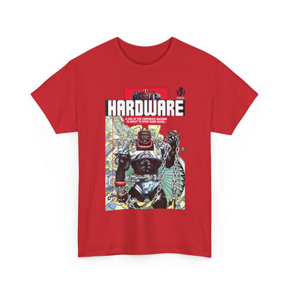 Hardware T-Shirt - Denys Cowan Art - Curtis Metcalf Vs Edwin Alva - Milestone Media - DC Comics