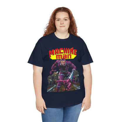 Machine Man T-Shirt - Jack Kirby Creation - Popular 1970s Hero - Marvel Comics
