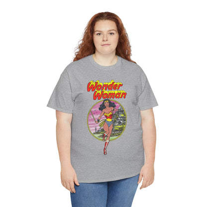 Wonder Woman T-Shirt - George Perez Art - Justice League 1980s Postcard Set - JLA Member - Diana from Themyscira - DC Comics