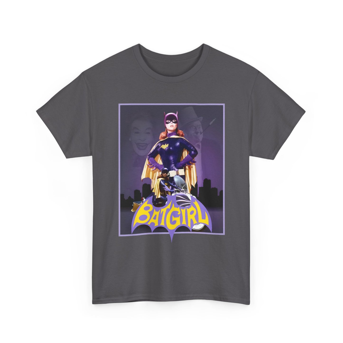 Batgirl 66 T-Shirt - Yvonne Craig - DC Comics - 1960s TV - Batman, Bruce Wayne, Joker, Penguin