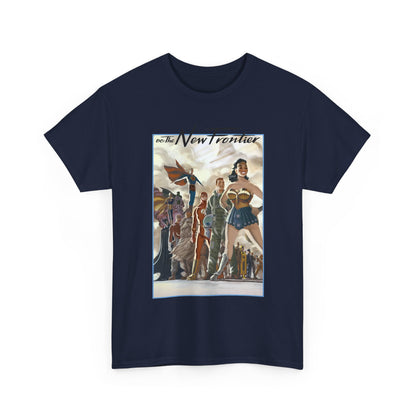 DC: The New Frontier T-Shirt - Darwyn Cooke Art - Superman, Wonder Woman, Flash, Batman - DC Comics
