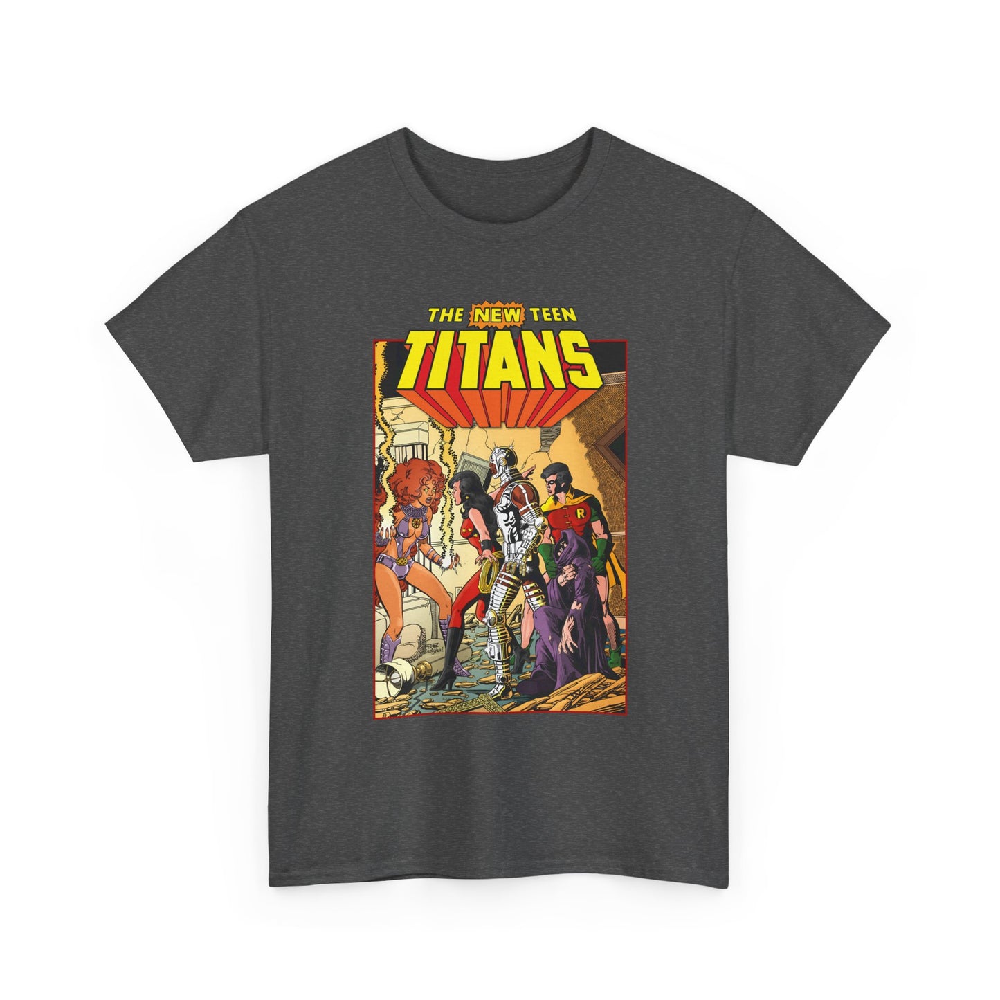 New Teen Titans T-Shirt - George Perez Art - #16 Cover - Wonder Girl, Robin, Starfire - DC Comics