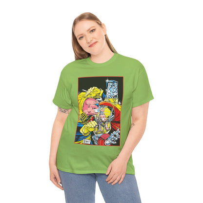Strong Guy & Colossus T-Shirt - Dale Keown Art - Uncanny X-Men Annual Poster - Marvel Comics