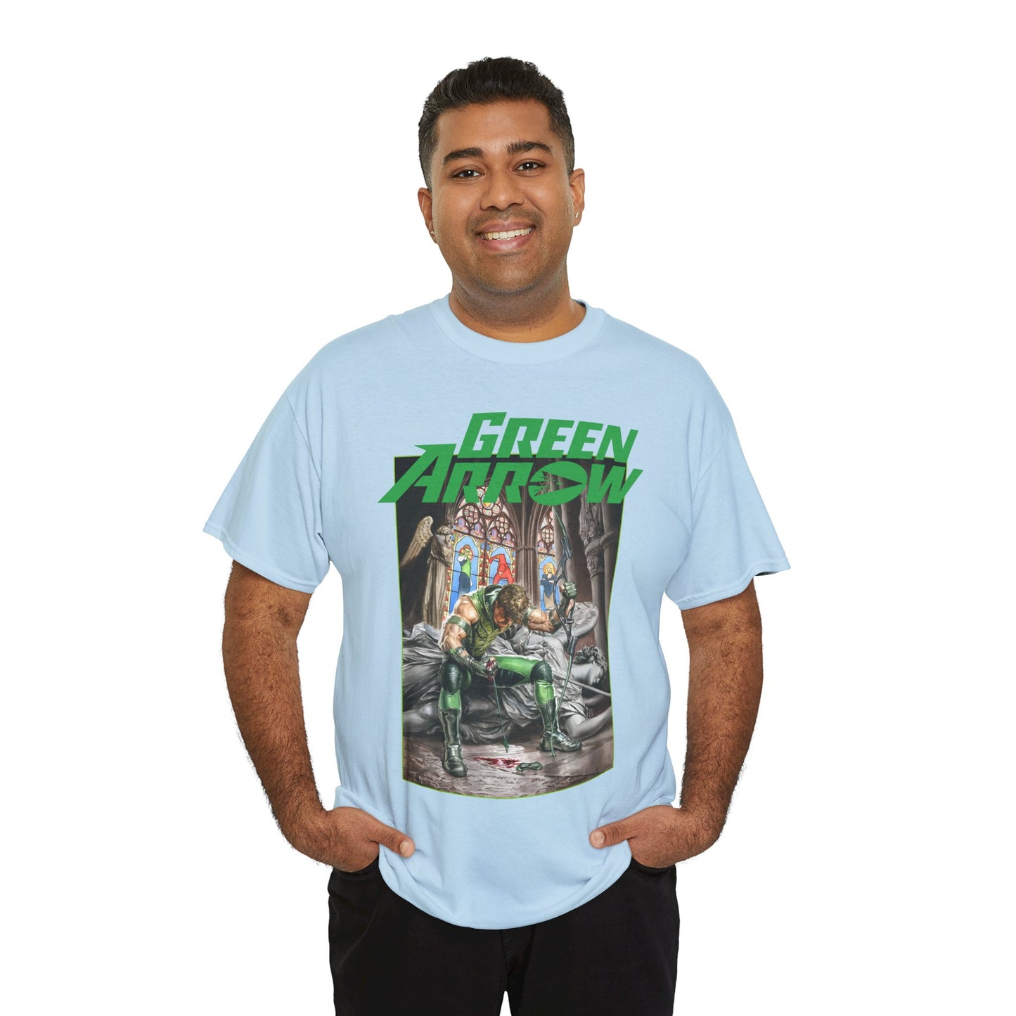 Green Arrow T-Shirt - Mauro Cascioli Art - DC Comics
