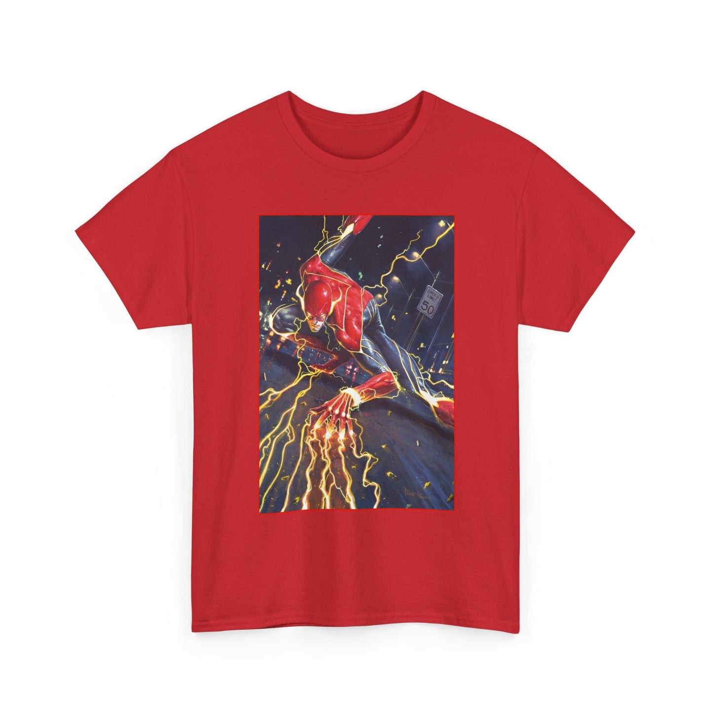 Flash T-Shirt - Davide Paratore Art - DC Comics
